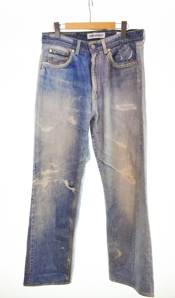 アワーレガシー OUR LEGACY THIRD CUT Digital Denim Printデニムパンツ M4205TDD デニム ブルー 30 103MB-464