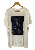 オフホワイト OFF-WHITE MAIN LABEL MIRROR MIRROR ミラー 絵画 プリント 半袖カットソー 白 Tシャツ ホワイト Mサイズ 101MT-3033