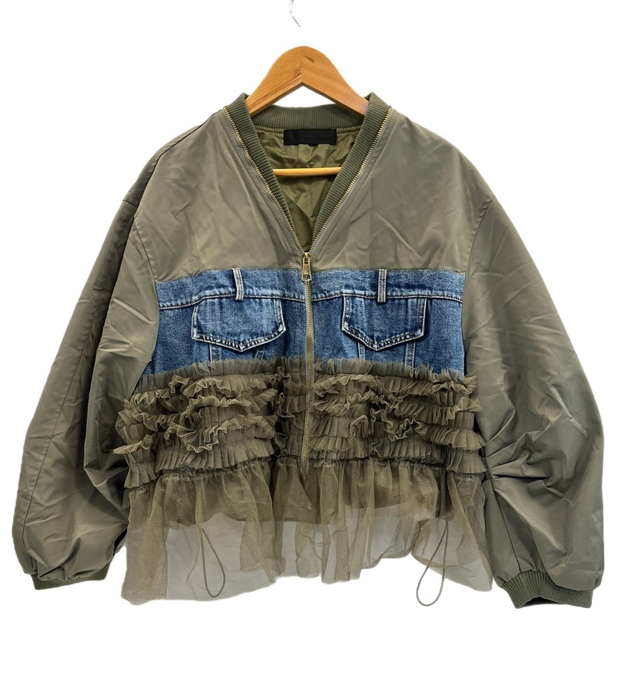 MICALLE MICALLE ミカーレミカーレ ブルゾン MA-1ジャケット MICALLE MICALLE ミカーレミカーレ ブルゾン MA-1ジャケット