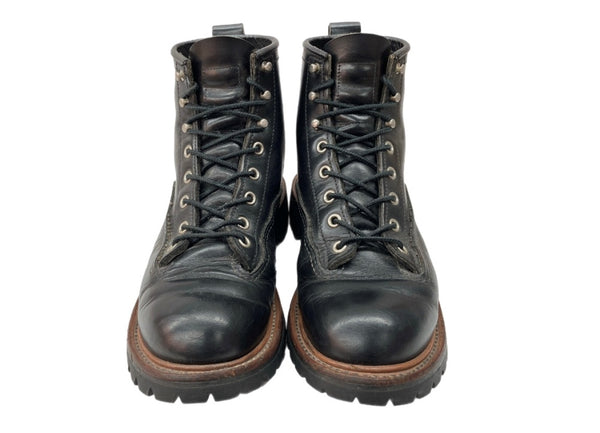 レッドウィング RED WING LINEMAN BOOTS ラインマン ブーツ レースアップ Vibramソール 革靴 ワーク シューズ 7 1/2D 黒 2934 メンズ靴 ブーツ ワーク ブラック 25.5cm 104S-764