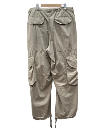 エンタイアスタジオ entire studios FREIGHT CARGO PANTS カーゴ パンツ ジップフライ ワイド ワーク ドロスト 灰 無地 カーゴパンツ グレー Lサイズ 104MB-400