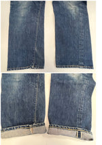 リーバイス Levi's 60's~70's 60～70年代 505 BIGE 不均等V ボタン裏5刻印 並行ステッチ 42TALON ZIPPER 赤耳 耳付き VINTAGE ヴィンテージ デニム ブルー 101MB-662