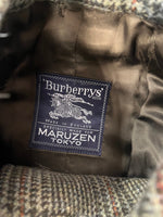 バーバリー Burberry Burberrys 丸善別注 グレンチェック ロングコート ジャケット グリーン 101LT-234