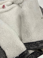 リーバイス Levi's 80s 80's ブラックデニムボアジャケット USA製 ヴィンテージ 黒 70609-0253 ジャケット ブラック Mサイズ 101MT-5293