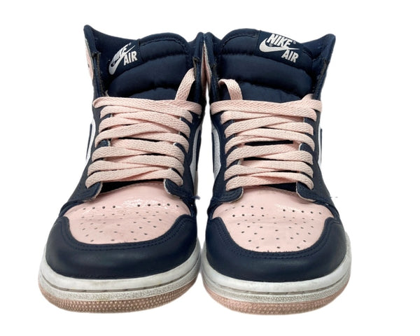 ナイキ NIKE Women's Air Jordan 1 High OG SE Atmosphere ウィメンズ エアジョーダン1 ハイ アトモスフィア PINK 紺 NAVY ネイビー DD9335-641 レディース靴 スニーカー ピンク 25cm 104S-726