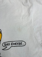 ヴィンテージ vintage US古着 ザ シンプソンズ  The Simpsons キャラT シングルステッチ Tシャツ ホワイト Lサイズ 101MT-4849