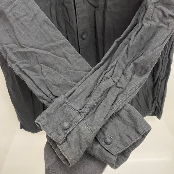 【曜日割引対象外】 キャピタル KAPITAL コットン チャイナ シャツ ジャケット ブラック Lサイズ 201MT-4128 VB