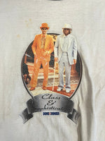 US US古着 Dumb and Dumber ジム・キャリーはMr.ダマー MOVIE TEE リンガーTシャツ 映画 ムービーT  Tシャツ ホワイト Sサイズ 101MT-4832