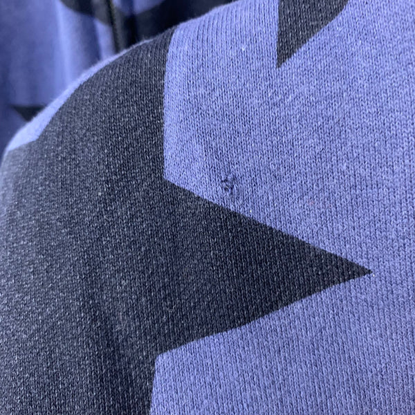 アベイシングエイプ A BATHING APE sta スター ジップアップ スウェット パーカー ブルー Lサイズ 201MT-4311