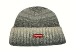 シュプリーム SUPREME 21AW Gradient Stripe Beanie グラデーション ストライプ ビーニー ニット帽 キャップ 灰 帽子 メンズ帽子 ニット帽 ロゴ グレー 104hat-1