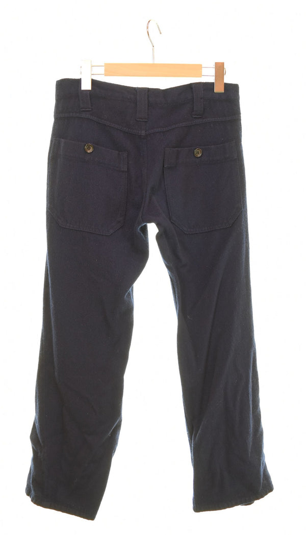 トリココムデギャルソン tricot COMME des GARCONS AD2007 ウールパンツ フラップポケット TT-P015 ボトムスその他 ネイビー Sサイズ 103LB-10