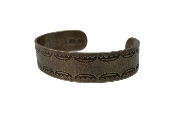 ダブルアールエル RRL Silver Bangle シルバー バングル ブレスレッド Ralph Lauren ラルフローレン 925 サイズL 銀 メンズジュエリー・アクセサリー バングル 総柄 シルバー 104A-59