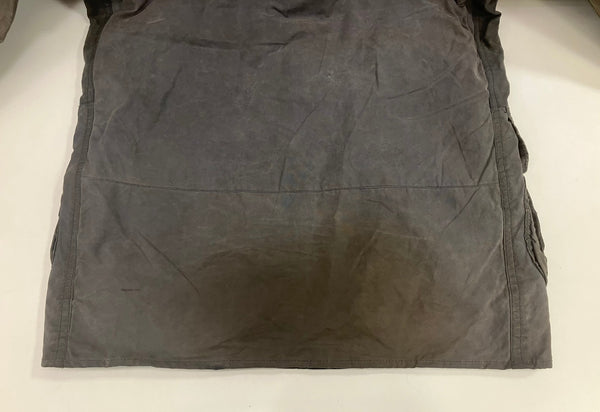 バブアー BARBOUR 90's 90年代 3ワラント BORDER ボーダー ワックス コットン オイルドジャケット コート VINTAGE ヴィンテージ 34inchi ジャケット ネイビー 101MT-5259