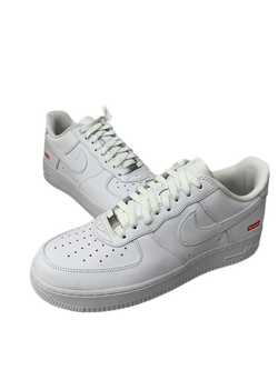 ナイキ NIKE Supreme × Nike Air Force 1 Low "White" CU9225-100 メンズ靴 スニーカー ロゴ ホワイト 29.5cm 201-shoes726