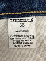 テンダーロイン TENDERLOIN 19AW DENIM PANTS デニム パンツ ジーンズ ボタンフライ インディゴ 青 無地 デニム ブルー 36 104MB-103