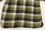 ヴィンテージ vintage 60'S 60年代 BRENT ブレント マチ付き ヘビーフランネルシャツ ヘビネル マチネル フラップポケット ブロックチェック  LONG TAILE 長袖シャツ グリーン Lサイズ 101MT-4029