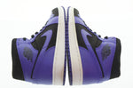 ナイキ NIKE  Air Jordan 1 Mid Black Dark Concord エアジョーダン1 ミッド "ブラックダークコンコルドスニーカー 554724-051 メンズ靴 スニーカー ブラック 29cm 103S-879