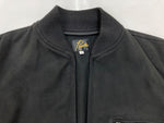 ニードルス Needles OLD オールド BB Jacket Synthetic Suede ベースボールジャケット ブルゾン ボンバージャケット シンセティック スエード ダブルジップ BLACK 黒 ジャケット ブラック XSサイズ 104LT-181