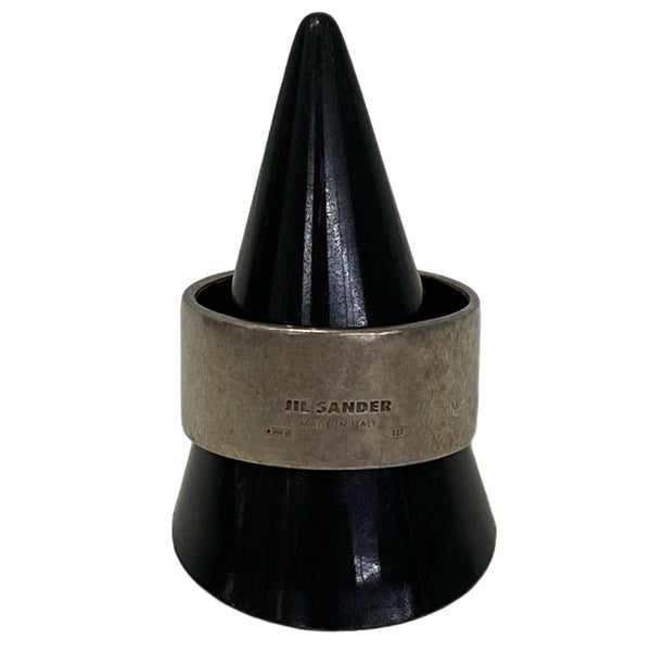 【中古】ジルサンダー Jil Sander ロゴデザインリング 	22号 silver925 メンズジュエリー・アクセサリー 指輪・リング シルバー 201goods-556