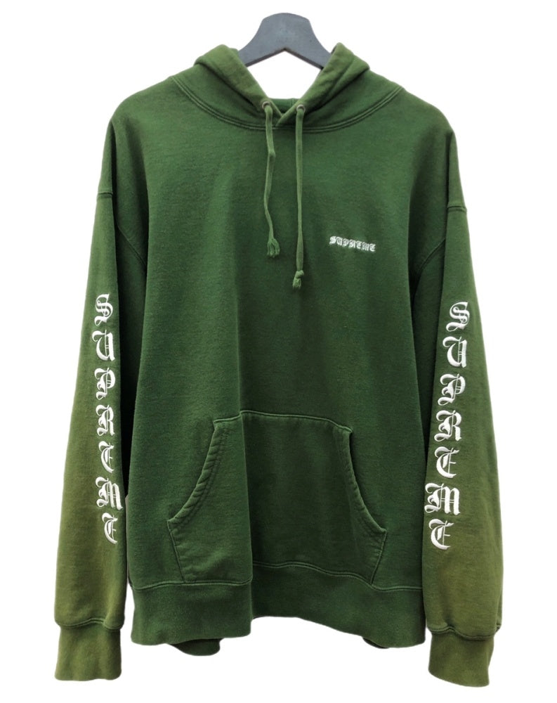 Supreme フーディ　パーカー　グリーン　Lサイズ 人気Lサイズシュプリーム☆ スモールボックスロゴ パーカー グリーン