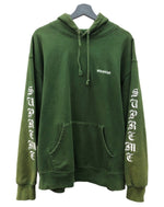 シュプリーム SUPREME 20AW Peace Hooded Sweatshirt ピース フーディ スウェット シャツ パーカー 緑 パーカ 刺繍 グリーン Lサイズ 104MT-2138
