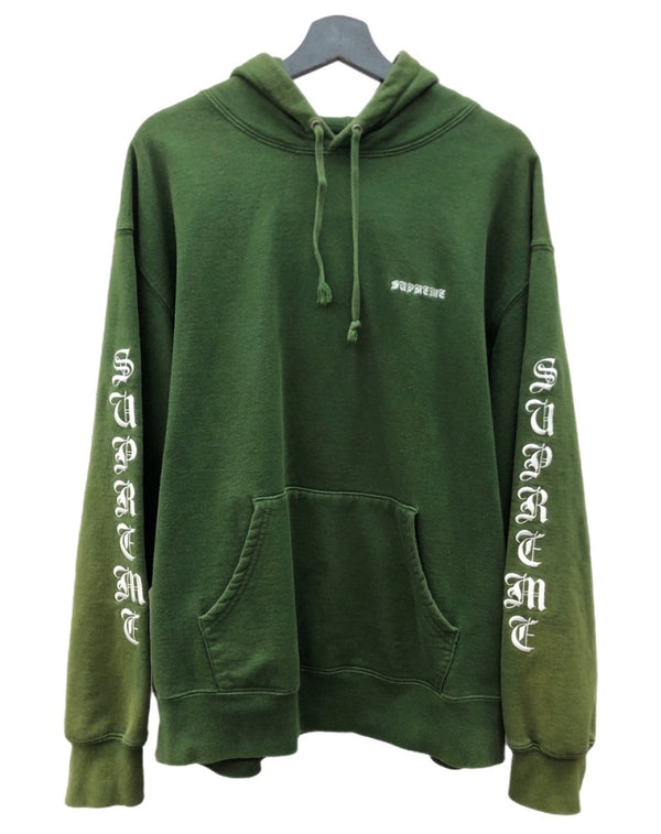 シュプリーム SUPREME 20AW Peace Hooded Sweatshirt ピース フーディ スウェット シャツ パーカー 緑 パーカ 刺繍 グリーン Lサイズ 104MT-2138