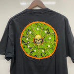 【曜日割引対象外】 ヴィンテージ vintage 90's ラッシュ RUSH 1991 ROLL THE BONES PUSHEAD USA製 Tシャツ ブラック XLサイズ 201MT-4294 VB