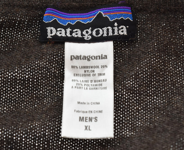 パタゴニア PATAGONIA ハイネック ハーフジップ セーター ニット ウール 50300F0 セーター ブラウン LLサイズ 103MT-3440