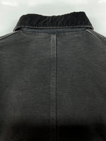 カーハート Carhartt TRADITIONAL JACKET トラディショナル ジャケット コーデュロイ ダック ダブルジップ アウトドア アウター 黒 C26 BLK ジャケット ロゴ ブラック Lサイズ 104MT-1959