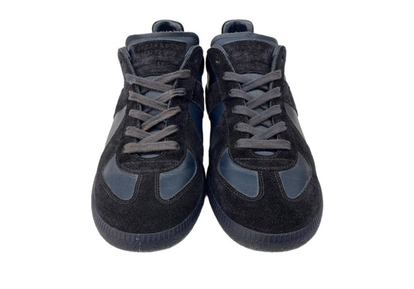 メゾンマルジェラ Maison Margiela REPLICA GERMAN TRAINER レプリカ ジャーマン トレーナー ローカット シューズ 紺 メンズ靴 スニーカー ネイビー サイズ 40 104S-926