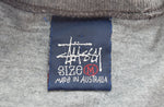 ステューシー STUSSY 90'S OLDSTUSSY ダイヤ SSロゴ プリント 半袖Tシャツ Tシャツ グレー Mサイズ 103MT-2608