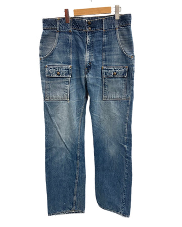 リーバイス Levi's 70's 70年代 ブッシュパンツ オレンジタブ 42TALON ZIPPER VINTAGE ヴィンテージ デニム ブルー 101MB-648