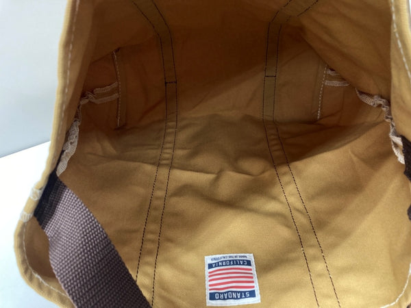 スタンダードカリフォルニア STANDARD CALIFORNIA 2Way TOTEBAG トートバッグ キャンバス ショルダー 斜め掛け かばん 茶 バッグ メンズバッグ ショルダーバッグ・メッセンジャーバッグ ロゴ ブラウン 104B-81