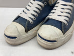 コンバース CONVERSE 90s JACK PURCELL LOW ジャック パーセル ロー USA製 ヴィンテージ シューズ 紺 メンズ靴 スニーカー ネイビー US7 1/2 104S-893