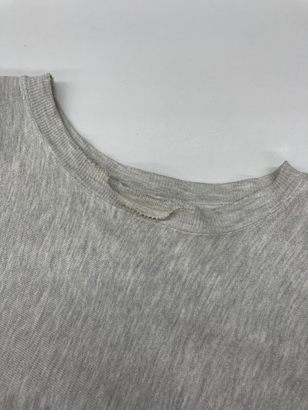 チャンピオン Champion 90s 90年代 刺繍タグ REVERSE WEAVE リバースウィーブ  USA製 目付き 刺繍 灰色 スウェット ロゴ グレー 2XLサイズ 104MT-2281