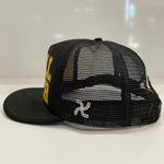 【中古】チャレンジャー CHALLENGER ロゴ メッシュキャップ 帽子 メンズ帽子 キャップ ブラック 201goods-823