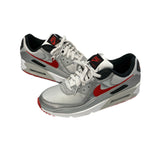 ナイキ NIKE Air Max 90 Photon Dust/University Red エアマックス90 フォトンダスト/ユニバーシティレッド DX4233-001 メンズ靴 スニーカー シルバー 27cm 101-shoes1658