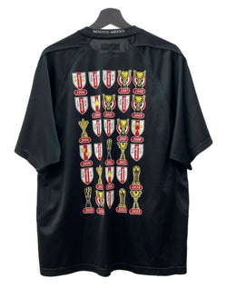 シュプリーム SUPREME 24SS Jacquard Soccer Jersey ジャカード サッカー ジャージ スポーツ ピッチ 半袖 黒 Tシャツ ロゴ ブラック Mサイズ 104MT-2103