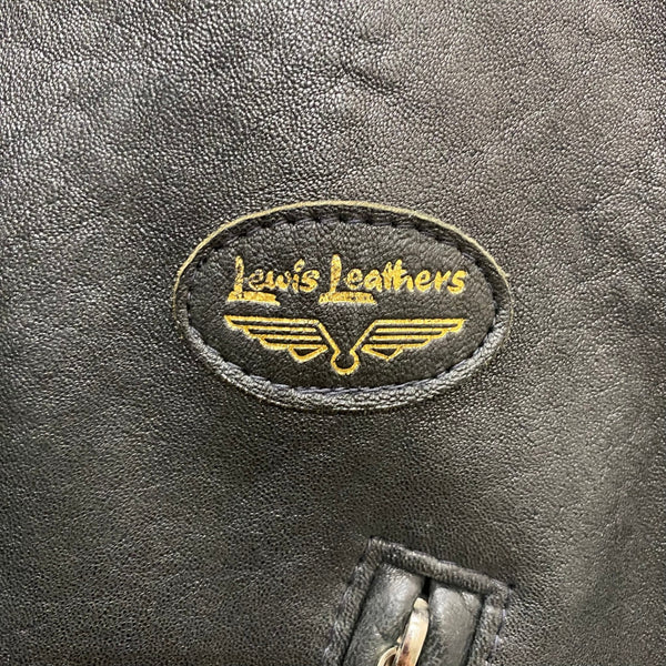 【曜日割引対象外】 ルイスレザー Lewis Leathers SUPER PHANTOM スーパーファントム シープスキン タイトフィット ジャケット ブラック 32サイズ 201MT-3444 VB