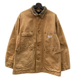 カーハート Carhartt 60's Vintage HEADLIGHT FINCK トリプルネーム ミシガンチョアコート カバーオール ヴィンテージ ダック ワーク ブランケット 茶色 サイズ 42 ジャケット 無地 ブラウン 104MT-972