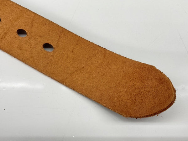 ダブルアールエル RRL LEATHER BELT レザー ベルト ウエスタン バックル Ralph Lauren ラルフローレン 茶 ベルト 総柄 ブラウン Mサイズ 104Z-3