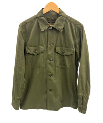 ワコマリア WACKO MARIA 17AW ARMY SHIRT TYPE-2 天国東京 ベトナム ヌードガール  刺繍ミリタリーシャツ オリーブ 長袖シャツ カーキ Sサイズ 101MT-3355