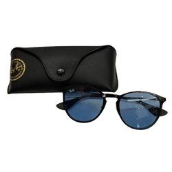 【中古】レイバン Ray-Ban ERIKA METAL 偏光レンズ RB3539 眼鏡・サングラス 眼鏡 ブラック 201goods-621
