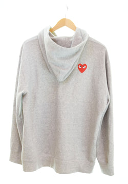 プレイ コムデギャルソン PLAY COMME des GARCONS THE NORTH FACE スウェット プルオーバー パーカ グレー AE-T204 パーカ グレー LLサイズ 103MT-2178