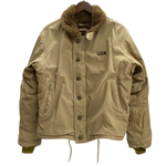 【曜日割引対象外】 ネイビーデパートメント NAVY DEPARTMENT U.S.N N-1 デッキジャケット ジャケット ベージュ 40サイズ 201MT-4520 VB
