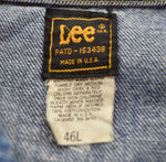 リー Lee 80s USA製 デニム トラッカー ジャケット Gジャン デニムジャケット 46L 220-2647  46L ジャケット ブルー 103MT-3000
