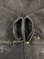 カーハート Carhartt 00's ミシガンチョアコート USA製 アメリカ製 C01 BLK 表記サイズ44 ジャケット ブラック 101MT-4629