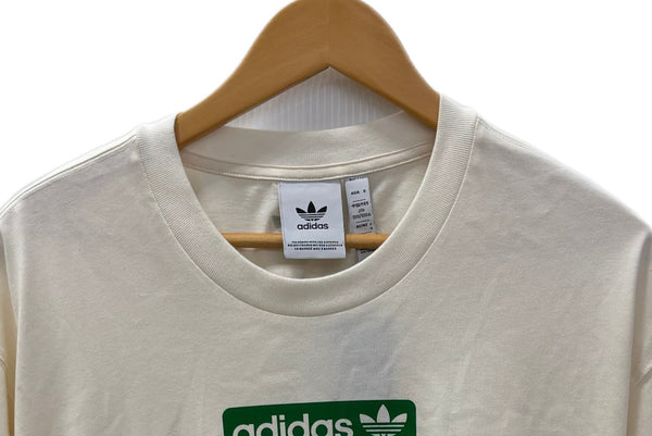 アディダス adidas  TONGUE スタンスミス Tシャツ TONGUE STAN SMITH TEE GQ8873 Tシャツ ホワイト Oサイズ 201MT-2946