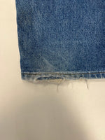 カーハート Carhartt Denim Pants デニムパンツ ジーンズ テーパード 青 USA製 アメリカ製 B160 DST デニム ブルー W44×L34 101MB-666