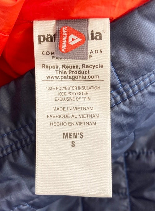 パタゴニア PATAGONIA ナノパフジャケット 中綿ジャケット 紺 84211SP15 ジャケット 無地 ネイビー Sサイズ 101MT-2377